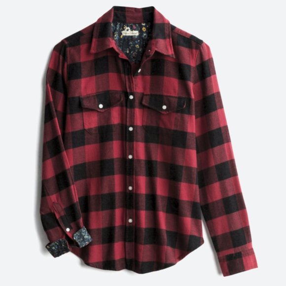 Tailor Vintage Tops - Tailor Vintage Marquesa Button Down Flannel